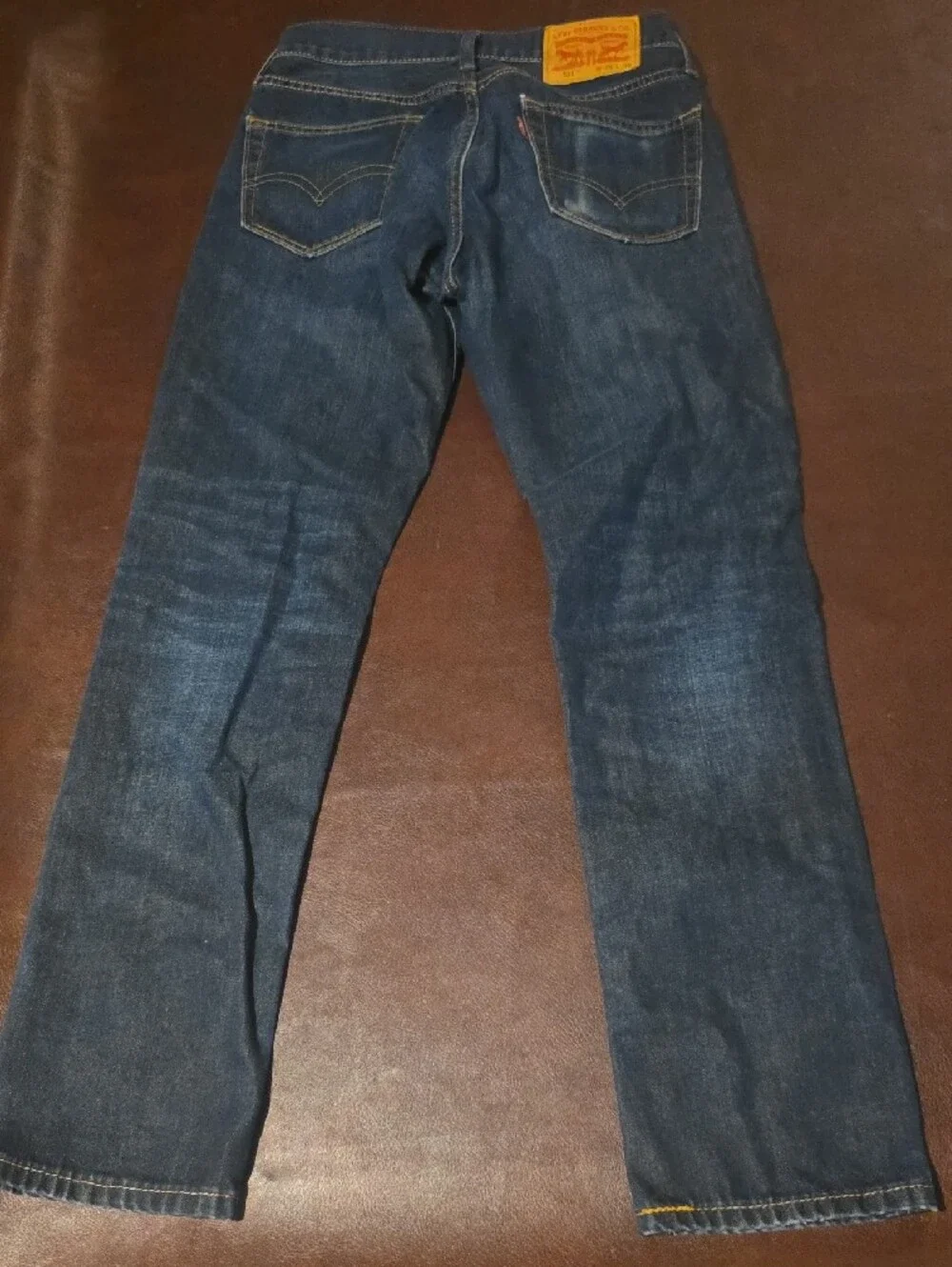 Levi's Men's Faded Indigo Straight Jeans